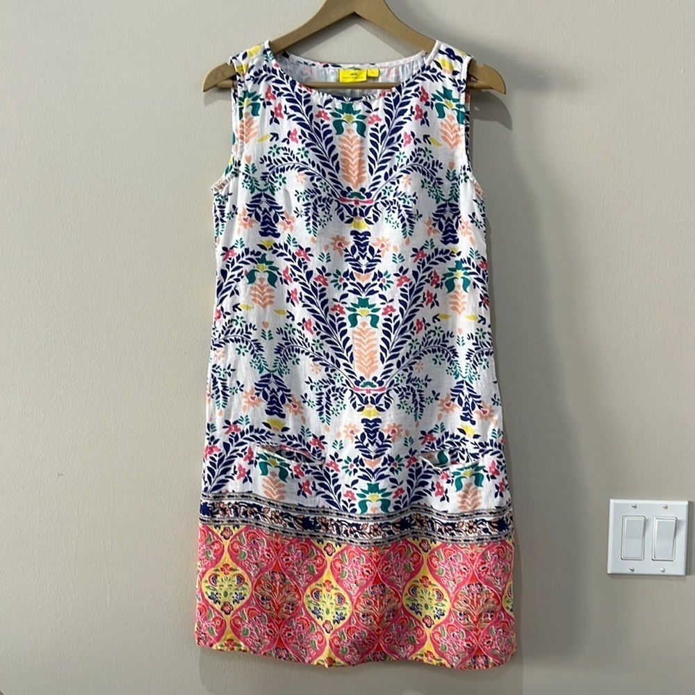 Roberta Roller Rabbit Faye Floral Shift Midi Dress in size S